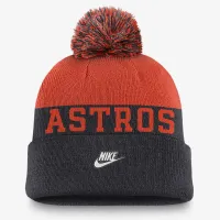 Houston Astros Rewind Peak чоловічі Nike MLB Cuffed Pom Beanie блакитний