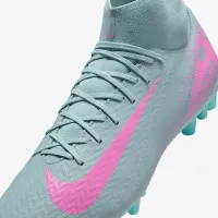 Nike Mercurial Superfly 10 Academy AG High-Top футбольні бутси колір сірий