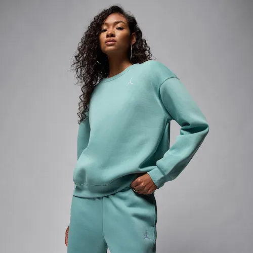 Nike Jordan Brooklyn Fleece жіноча Crew-Neck світшот колір зелений