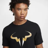 Rafa мужские NikeCourt Dri-FIT Tennis футболка цвет черный