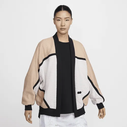 Nike Naomi Osaka Cardigan колір коричневий