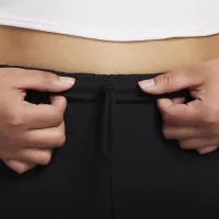 Nike Sportswear Chill Terry женская Slim С высокой Талией French Terry Sweatpants (большие размеры) цвет черный
