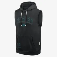 Philadelphia Eagles Sideline чоловічі Nike Dri-FIT NFL Sleeveless Pullover Толстовка з капюшоном колір чорний