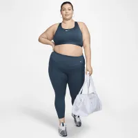 Nike Universa женская Medium-Support С высокой Талией 7/8 лосины с карманами(большие размеры) синий