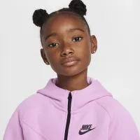 Nike Sportswear Tech Fleece Big дитячі (Girls') Full-Zip Толстовка з капюшоном Pink