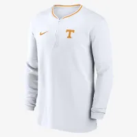 Tennessee Volunteers Sideline Coach чоловічі Nike Dri-FIT College 1/2-Zip Long-Sleeve Top колір білий