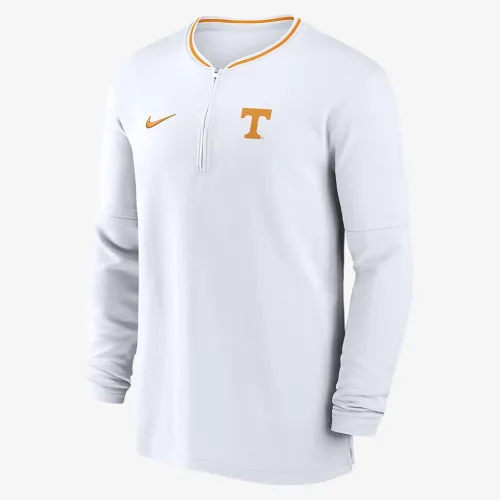 Tennessee Volunteers Sideline Coach чоловічі Nike Dri-FIT College 1/2-Zip Long-Sleeve Top колір білий