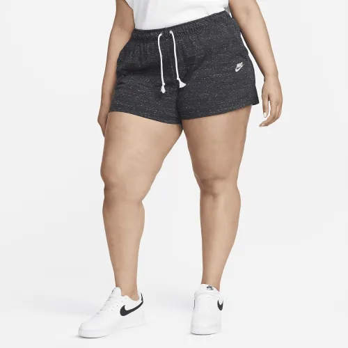 Nike Sportswear Gym Vintage женская шорты (большие размеры) цвет черный