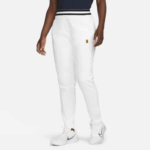 NikeCourt Dri-FIT Heritage женская French Terry Tennis Pants цвет белый
