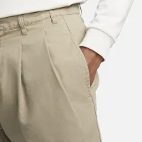 Nike Life чоловічі Pleated Chino шорти колір коричневий
