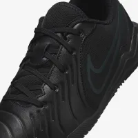 Nike Jr. Tiempo Legend 10 Club Little/Big детские Indoor/Court Low-Top Soccer Кроссовки цвет черный