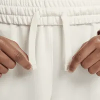 Nike Sportswear Girls' Dri-FIT оверсайз Fleece Pants цвет белый