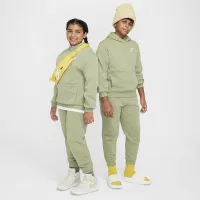 Nike Sportswear Club Fleece Big детские Joggers (Extended Size) цвет зеленый