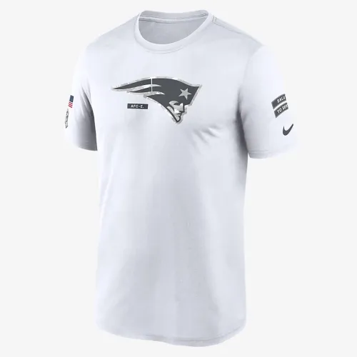 New England Patriots Salute to Service Primary Edge Legend чоловічі Nike Dri-FIT NFL футболка колір білий
