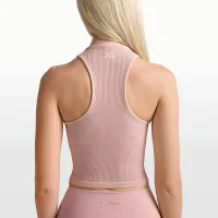 NikeSKIMS Ribbed Seamless женская Racerneck Tank Top цвет красный