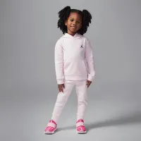 Nike Jordan Brooklyn Fleece Toddler 2-Piece Pullover Толстовка с капюшоном набор Pink