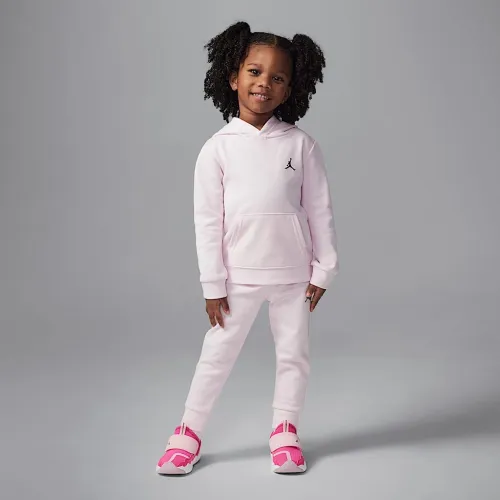 Nike Jordan Brooklyn Fleece Toddler 2-Piece Pullover Толстовка с капюшоном набор Pink