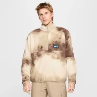 Nike Club чоловічі 1/2-Zip Pullover Long-Sleeve Top колір коричневий