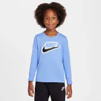 Nike Sportswear Powder Play Little дитячі Long Sleeve футболка блакитний