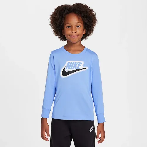 Nike Sportswear Powder Play Little дитячі Long Sleeve футболка блакитний