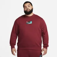 Nike Club Fleece мужские Crew цвет красный