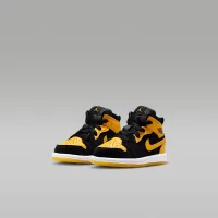 Nike Jordan 1 Mid SE Baby/Toddler Кросівки колір чорний