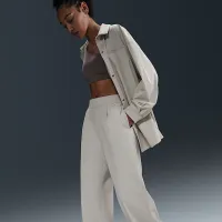 Nike 24.7 PerfectStretch женская Dri-FIT С высокой Талией Loose Wide-Leg Pants цвет коричневый
