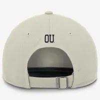 Oklahoma Sooners Legacy Club Swoosh чоловічі Nike Dri-FIT College Adjustable Hat колір коричневий