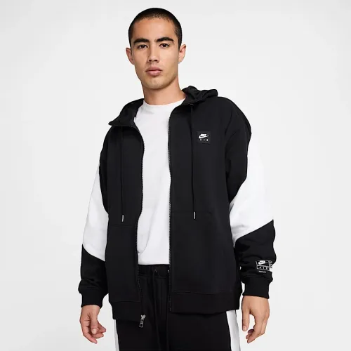 Nike Air чоловічі Full-Zip Fleece Толстовка з капюшоном колір чорний