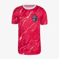 North Carolina Courage 2025 Big дитячі Nike NWSL Short-Sleeve Pre-Match Top блакитний