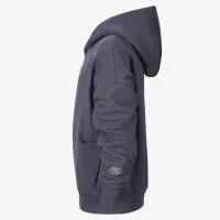 Nike Icon Fleece Big детские оверсайз Pullover Толстовка с капюшоном цвет серый