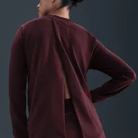 Nike (M) One женская Reversible French Terry Pullover Top (Maternity) цвет красный