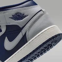 Nike Air Jordan 1 Mid Big детские Кроссовки синий