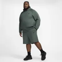 Nike Sportswear Tech Fleece мужские Pullover Толстовка с капюшоном цвет зеленый