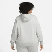 Nike Sportswear Club Fleece жіноча Pullover Толстовка з капюшоном (великі розміри) колір сірий