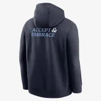 Nike Club Fleece мужские для гольфа Толстовка с капюшоном синий