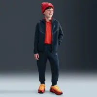 Nike Sportswear Tech Fleece Big детские Full-Zip Толстовка с капюшоном синий