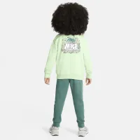 Nike Sportswear Create Your Own Adventure Little детские French Terry Graphic Crew набор цвет зеленый