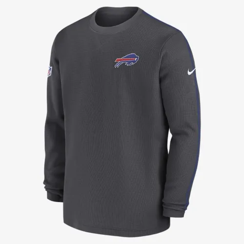 Buffalo Bills Sideline Coach Men’s Nike NFL Long-Sleeve Top колір сірий