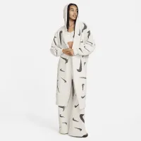 Nike Sportswear Phoenix Cozy Букле женская Loose Long Knit Cardigan цвет коричневый