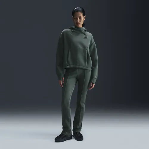 Nike Sportswear Tech Fleece женская С высокой Талией Slim Pants цвет зеленый