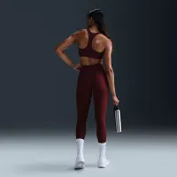 Nike One женская С высокой Талией 7/8 лосины цвет красный