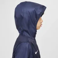 USMNT Academy Pro Big детские Nike Soccer Hooded Rain Куртка синий