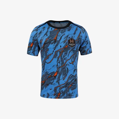 Houston Dash 2025 чоловічі Nike NWSL Short-Sleeve Pre-Match Top колір червоний