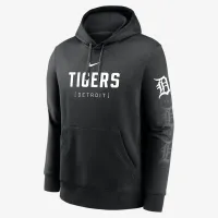 Detroit Tigers Fashion Club чоловічі Nike MLB Pullover Толстовка з капюшоном колір чорний