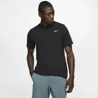 Nike Dri-FIT мужские Fitness футболка цвет черный