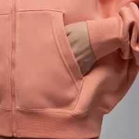 Nike Jordan Brooklyn Fleece жіноча Cropped Full-Zip Толстовка з капюшоном Orange
