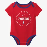 Philadelphia 76ers Baby Nike NBA 3 пары Bodysuit набор цвет красный