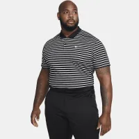 Nike Dri-FIT Victory мужские Striped для гольфа Polo цвет черный