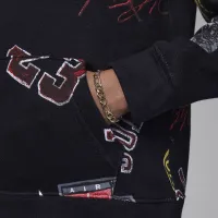Nike Jordan MJ Essentials Little детские Printed Pullover Толстовка с капюшоном цвет черный